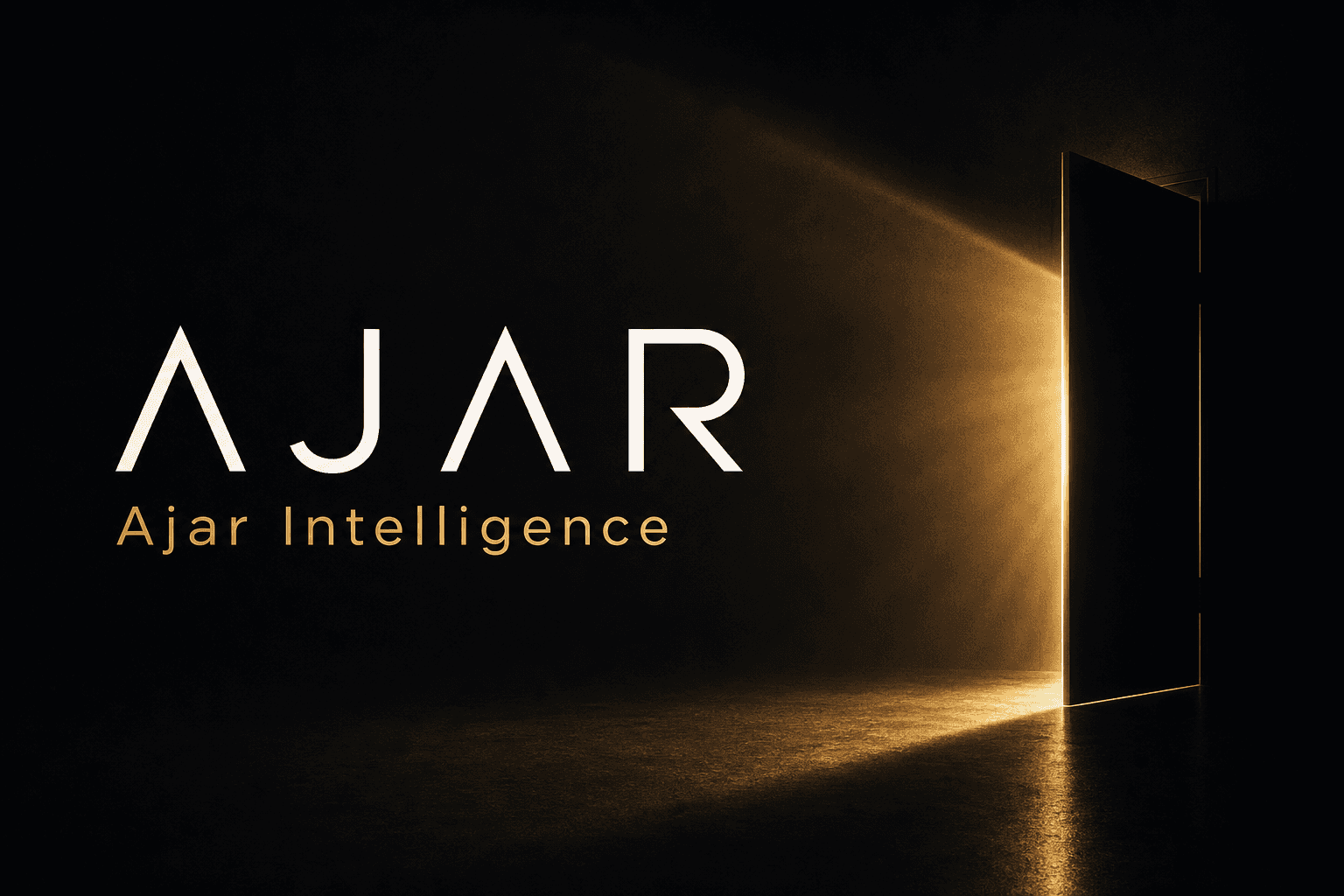 Light through an ajar door, AJAR brand atmosphere