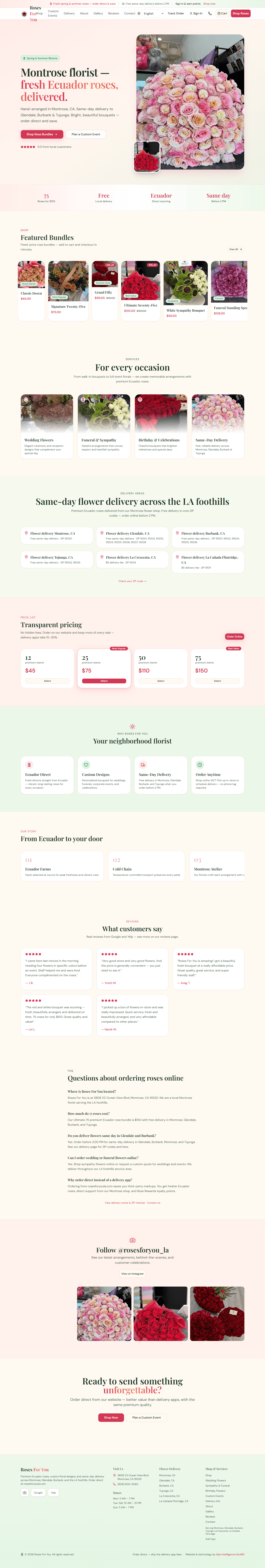After, full scroll of rosesforyoula.com