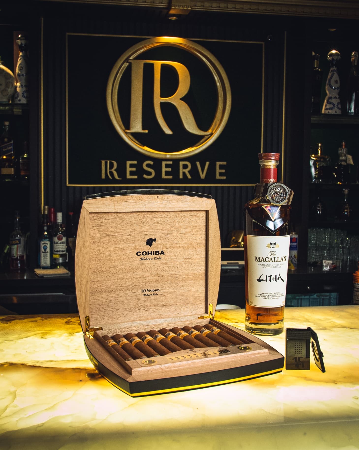 The Reserve LA cigar lounge